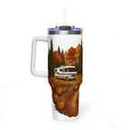 40oz Travel Tumbler – Autumn RV Pumpkin Patch Camp Mug