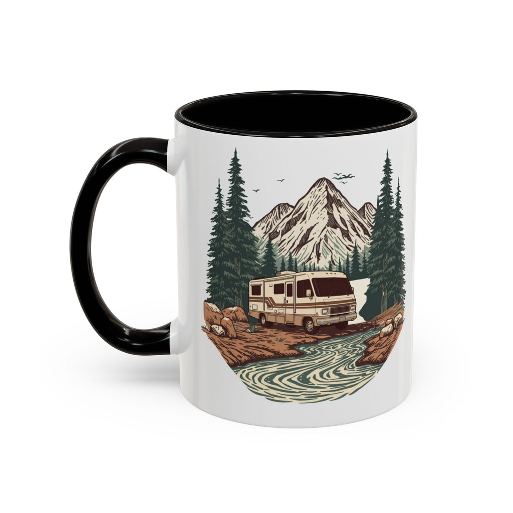 Vintage Class A Motorhome "Home, But Mobile" Ceramic Mug — 11oz / 15oz