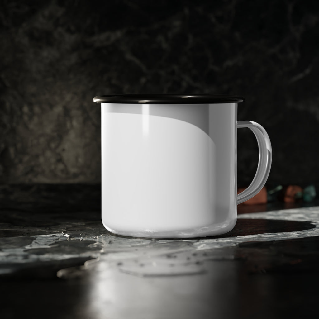 Pumpkin Patch Modern Class A Motorhome Enamel Camp Cup — 12oz
