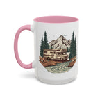 Vintage Class C Motorhome "Home, But Mobile" Ceramic Mug — 11oz / 15oz