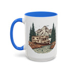 Vintage Class C Motorhome "Home, But Mobile" Ceramic Mug — 11oz / 15oz