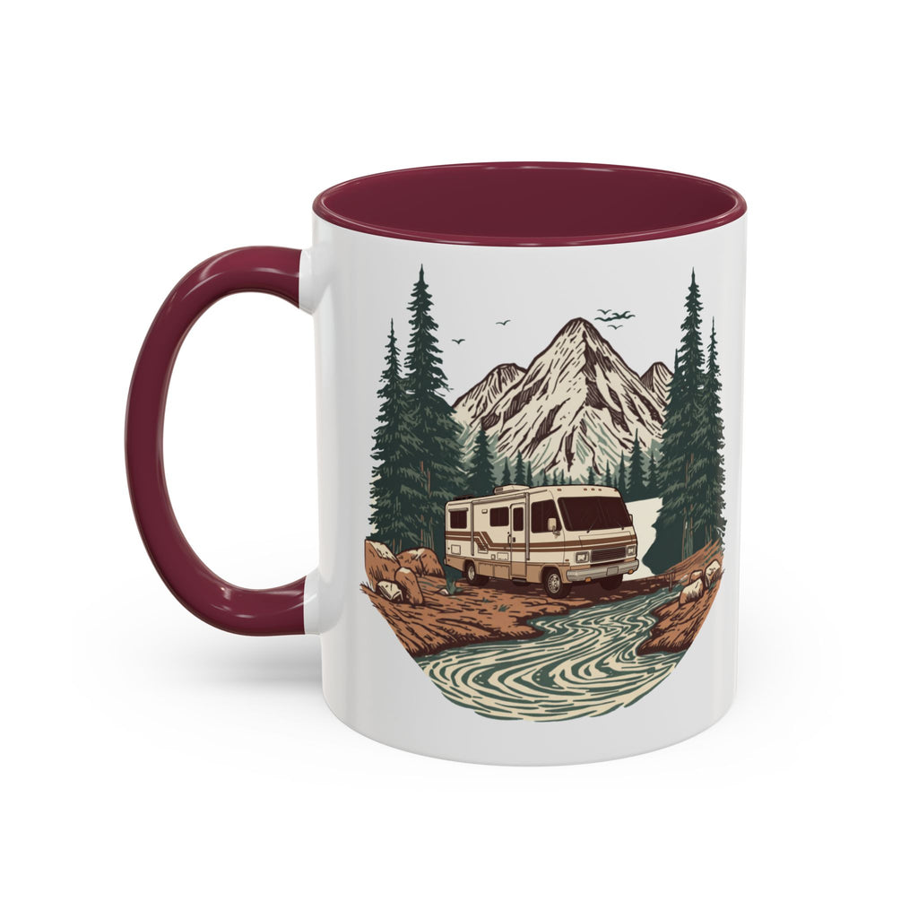 Vintage Class A Motorhome "Home, But Mobile" Ceramic Mug — 11oz / 15oz