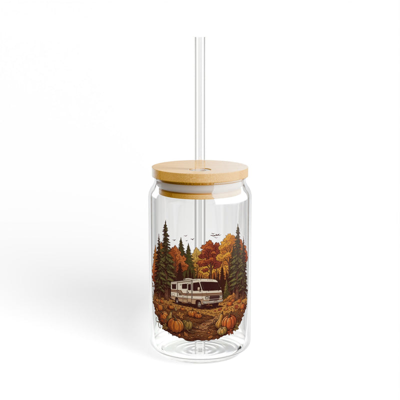 Pumpkin Patch Vintage Class A Motorhome Sipper Glass — 16ozSipper