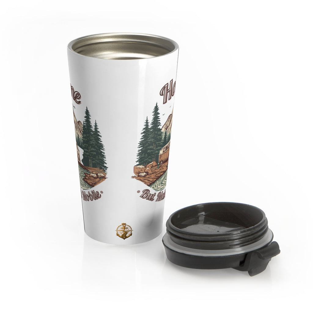 Hippy Van "Home, But Make It Mobile" Travel Mug — 15oz Stainless Steel