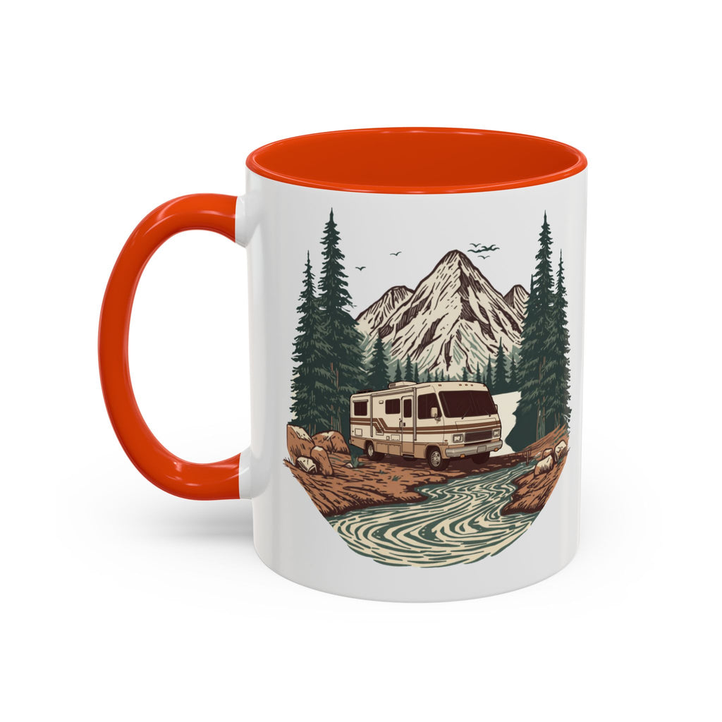 Vintage Class A Motorhome "Home, But Mobile" Ceramic Mug — 11oz / 15oz