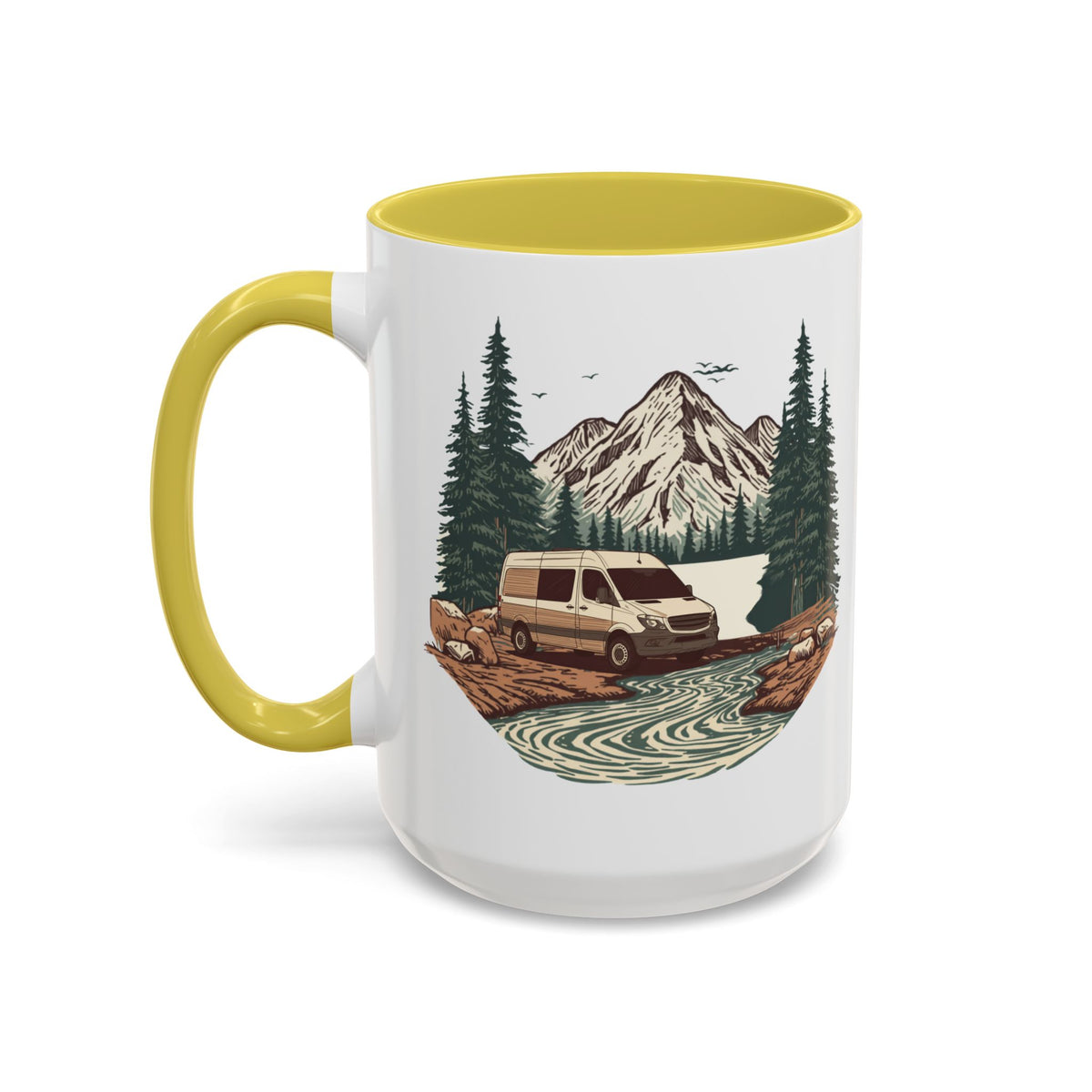 Adventure Van "Home, But Mobile" Ceramic Mug — 11oz / 15oz