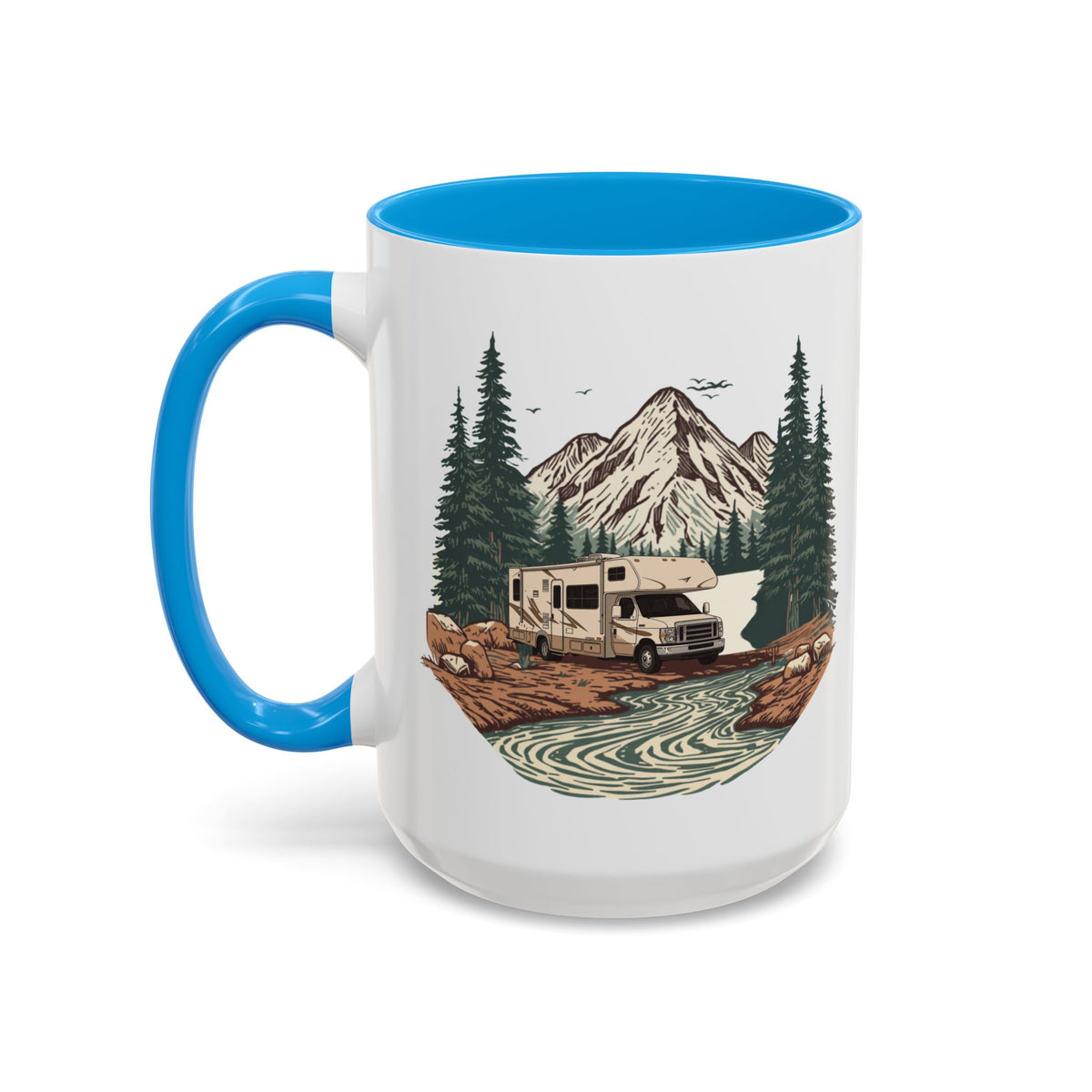 Modern Class C Motorhome "Home, But Mobile" Ceramic Mug — 11oz / 15oz