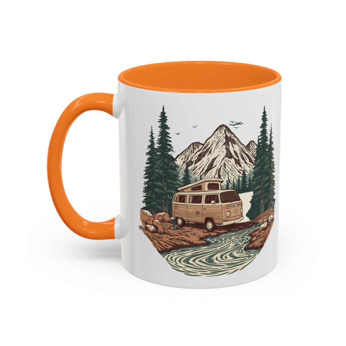 Campervan "Home, But Mobile" Ceramic Mug — 11oz / 15oz