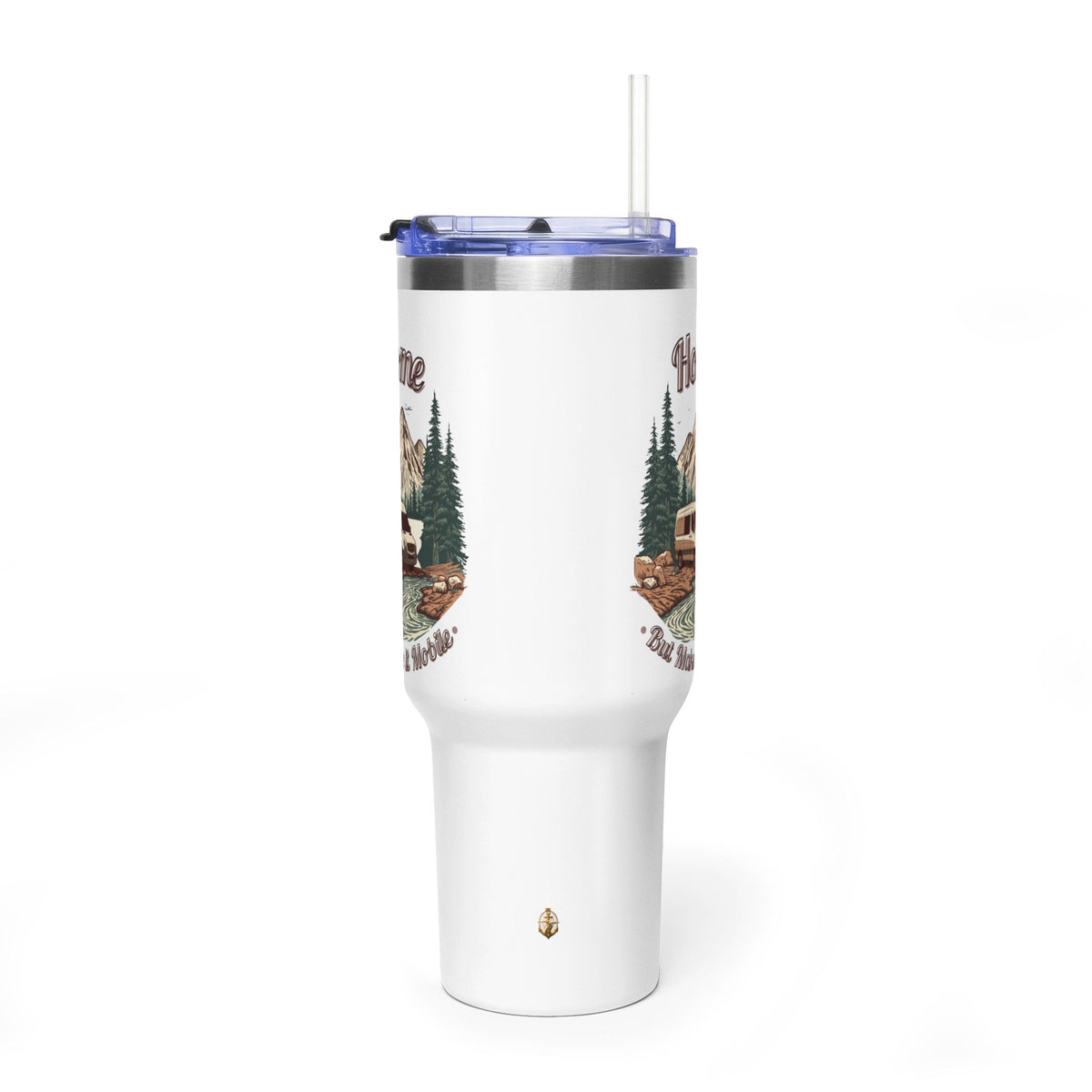 Adventure Van "Home, But Mobile" Tumbler — 40oz Stainless Steel
