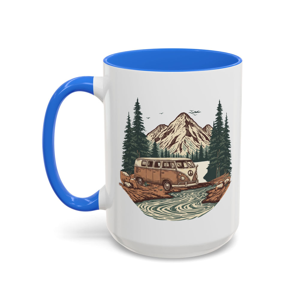 Hippy Van "Home, But Mobile" Ceramic Mug — 11oz / 15oz