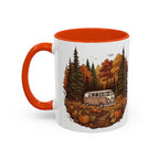 Pumpkin Patch Hippy Van Ceramic Mug — 11oz / 15ozColorful