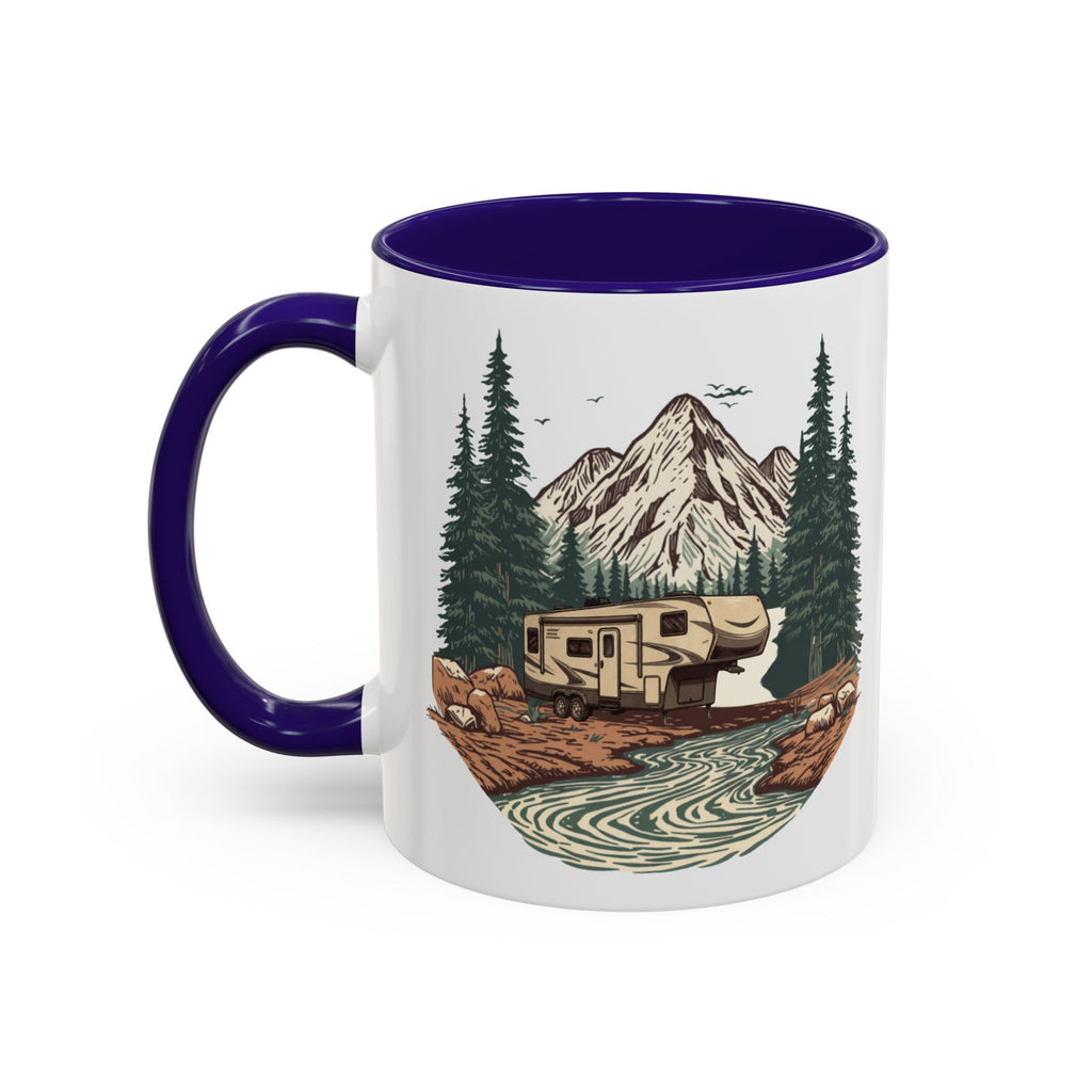 Modern 5th Wheel "Home, But Mobile" Ceramic Mug — 11oz / 15oz