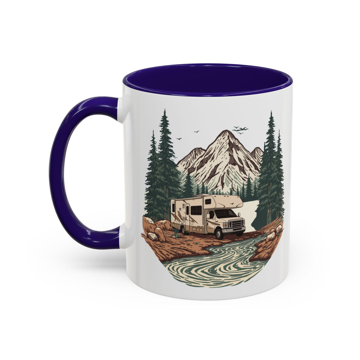 Modern Class C Motorhome "Home, But Mobile" Ceramic Mug — 11oz / 15oz
