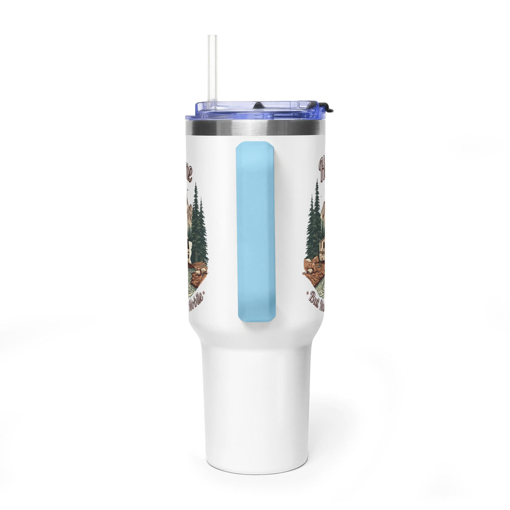 Modern Class A Motorhome "Home, But Mobile" Tumbler — 40oz Stainless Steel
