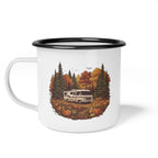 Pumpkin Patch Vintage Class A Motorhome Enamel Camp Cup — 12oz