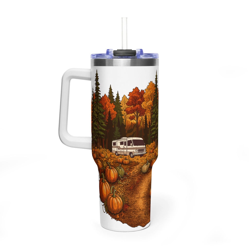 Pumpkin Patch Vintage Class A Motorhome Tumbler — 40oz Stainless Steel