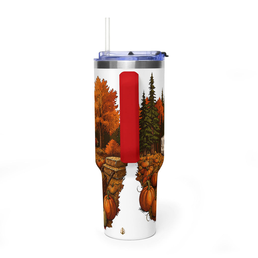 Pumpkin Patch Modern Class C Motorhome Tumbler — 40oz Stainless Steel
