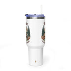 Vintage Class C Motorhome "Home, But Mobile" Tumbler — 40oz Stainless Steel
