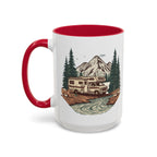 Vintage Class C Motorhome "Home, But Mobile" Ceramic Mug — 11oz / 15oz