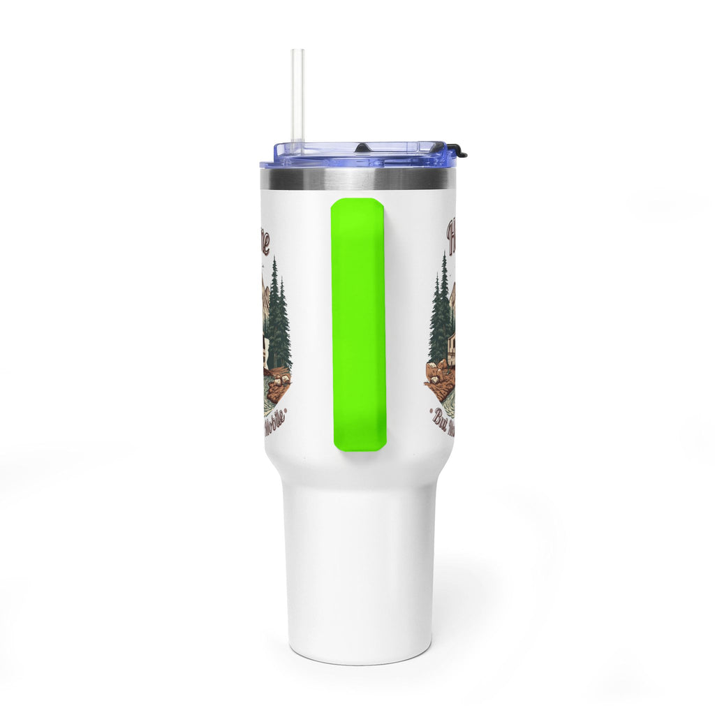 Modern Class A Motorhome "Home, But Mobile" Tumbler — 40oz Stainless Steel
