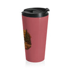 (Red) Pumpkin Patch - Vintage Class C Motorhome Travel Mug — 15oz Stainless Steel