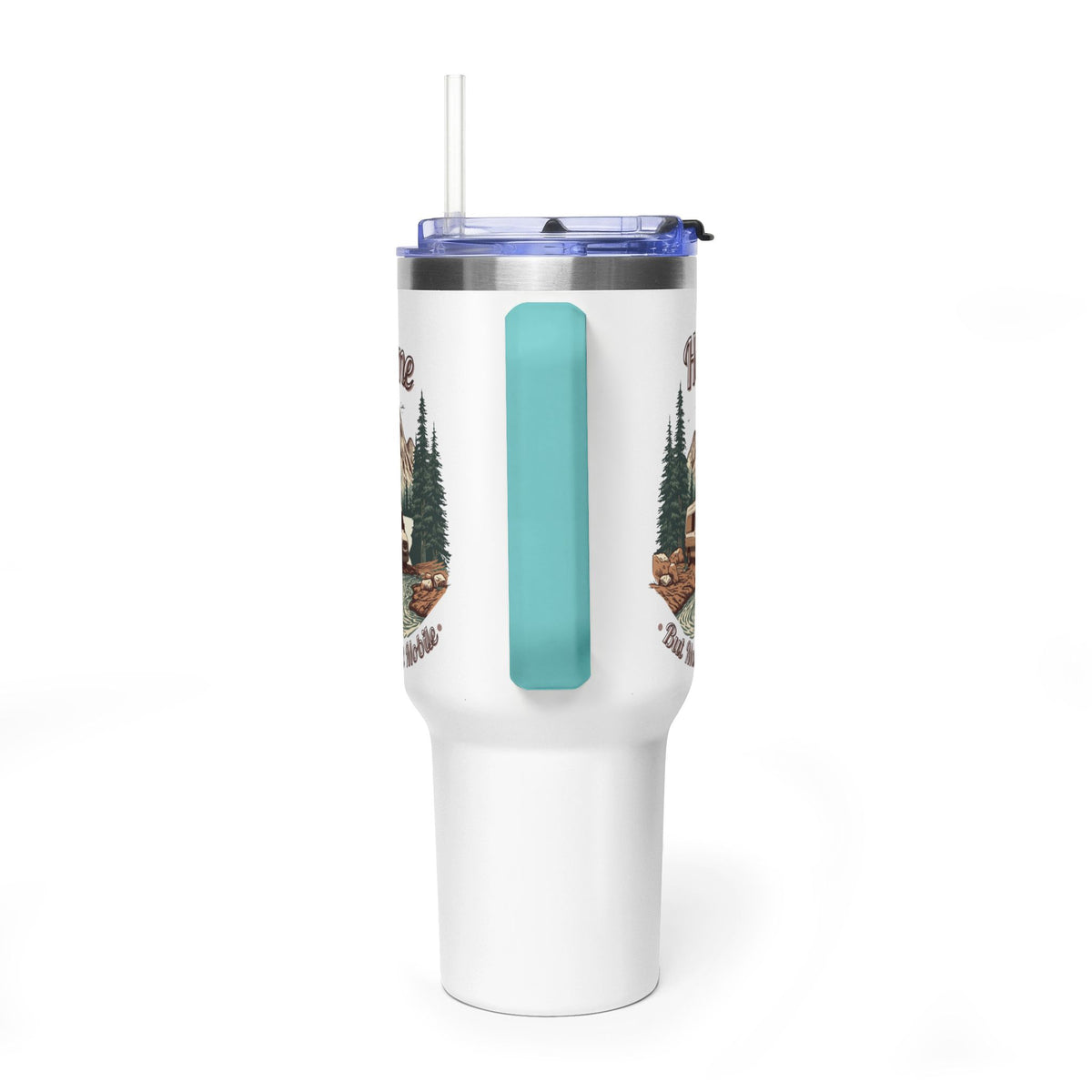 Adventure Van "Home, But Mobile" Tumbler — 40oz Stainless Steel