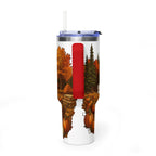 Pumpkin Patch Modern Class A Motorhome Tumbler — 40oz Stainless Steel